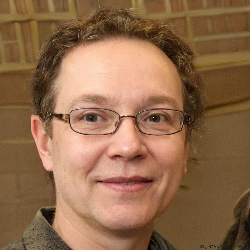 Smiling man with glasses in front of bookshelf